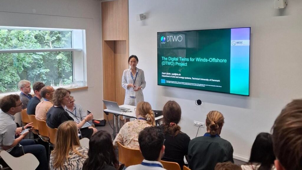 Xiaoli Guo Larsén presenting DTWO at WESC 2025